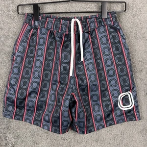 Overtime Nadelstreifen gemustert O Jugend große Shorts Basketball gefüttert Kordelzug - Bild 1 von 8