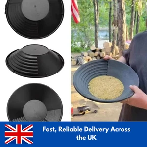 Herramientas de detección de metales Gold Pan tamiz de plástico Golds Pan equipo de panorámica Reino Unido - Imagen 1 de 9