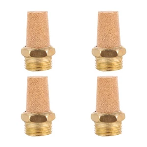 Silenciadores neumáticos de latón con rosca macho G1/2 silenciador de escape 4 piezas - Imagen 1 de 12