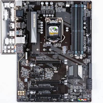 Gigabyte GA-Z270-HD3 LGA1151 Z270 Motherboard DDR4 ATX Intel 7th Gen Windows 10 - Image 1 of 4
