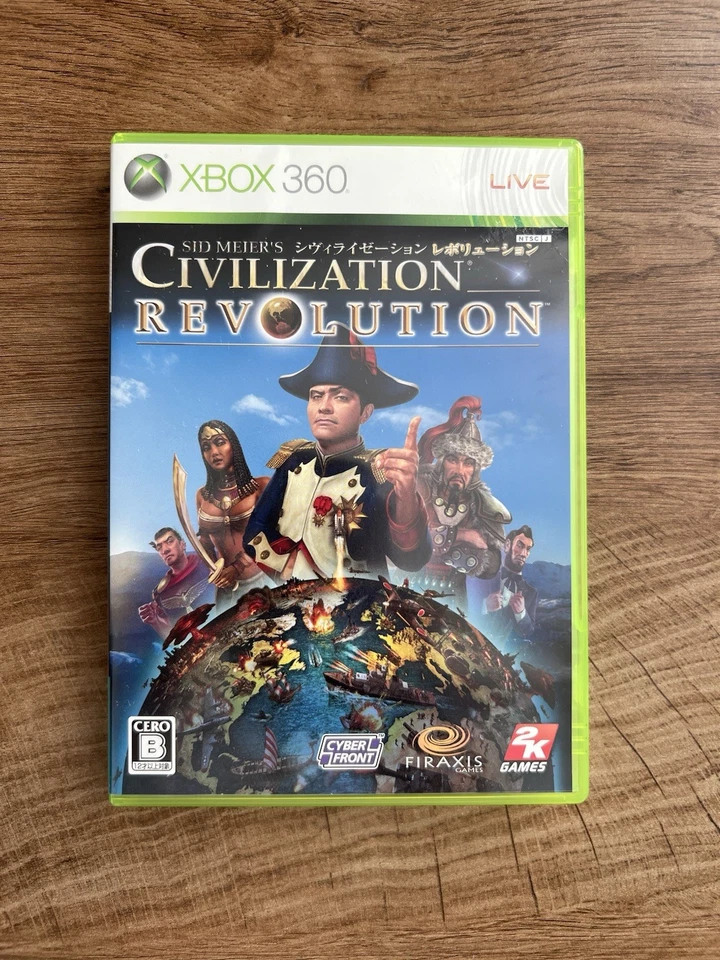 Xbox 360 Sid Meier's Civilization Revolution Japanese Version, Ships From U.S. - Image 1 of 3