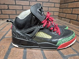 Hombre Nike Air Jordan Spizike Negro/Rojo Universitario Verde 2017 Talla 12 - Imagen 1 de 10