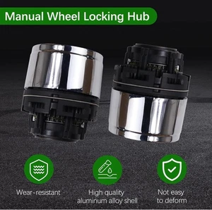 High-Quality Manual Locking Hubs Ford Ranger & Mazda Pickup 4x4 (98-08) Set of 2 - Picture 1 of 9