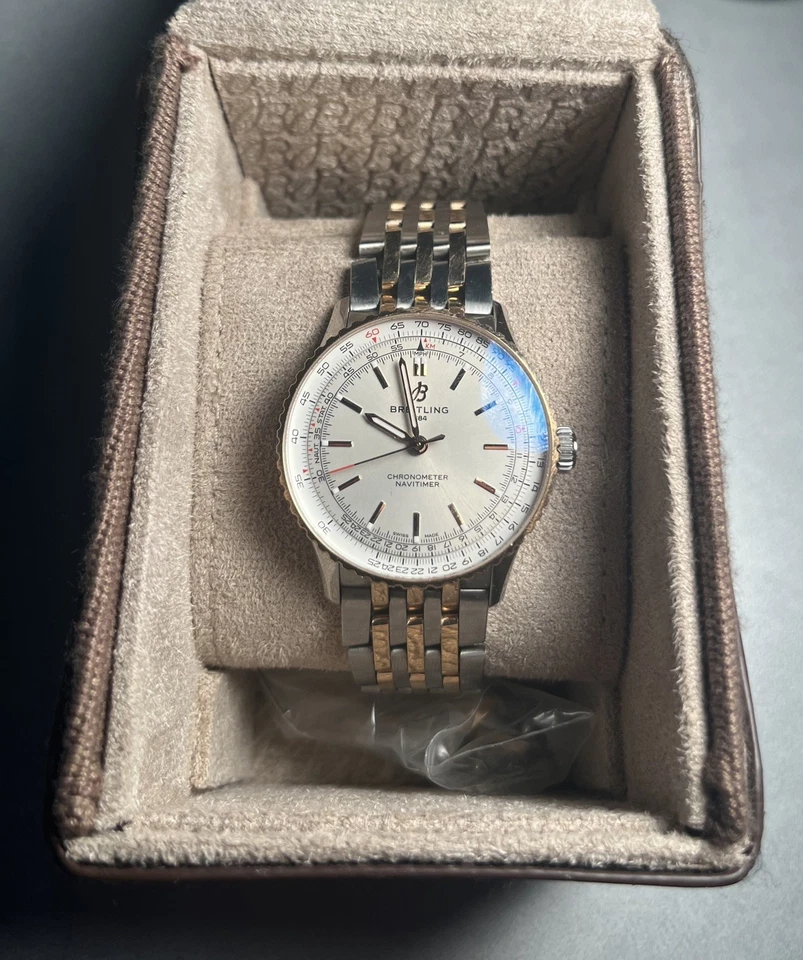 Reloj Hombre Breitling Navitimer AUTO 41mm Oro Rosa 18K SS U17329F41G1U1 Foto 1 de 4