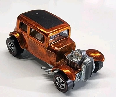 Hot Wheels Redline Naranja con Interior Blanco Clásico 32 Ford Vicky 1/64 Diecast Foto 1 de 4