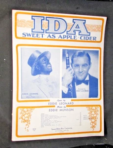 IDA Sweet As Apple Pie -  Black Americana Sheet Music   (RR - Picture 1 of 4