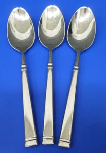 3 - Guy Degrenne ABSOLU Glossy Stainless Flatware 7" TEASPOONS - Picture 1 of 7