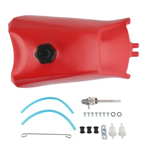 Plastic Gas Fuel Tank Red w/ Petcock For Honda fourtrax TRX300 TRX 300 1993-2000 - Picture 1 of 11
