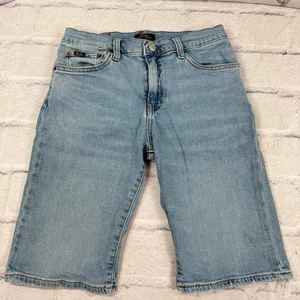 Polo Ralph Lauren Boy's Sullivan Slim Denim Jean Shorts Size 16 Light Wash 11" - Picture 1 of 17