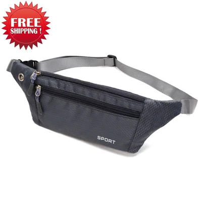 Riñonera Riñonera Moda Mujeres Hombres Delgada Impermeable Cintura Bolso para Bolsa de Viaje Foto 1 de 4
