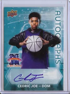 Space Jam A New Legacy Cedric Joe as Dom blaugrün Autogrammkarte #S-CJ - UD - Bild 1 von 5