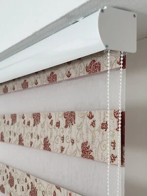 Doppelrollo. Duo Rollo. ZEBRA mit Seitenzug. Deutsche Herstel - Bild 1 von 4