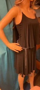 Michael Kors Damen ärmelloses schwarzes Minikleid Größe 12  - Bild 1 von 12