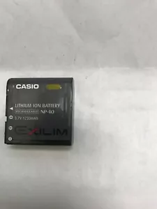 Casio Lithium Ion Rechargeable Digital Camera NP40 - Picture 1 of 3
