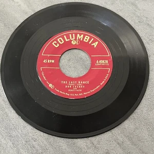 Don Cherry: The Last Dance / Dont You Worry Your Pretty Little Head, 45 RPM, VG - Picture 1 of 5