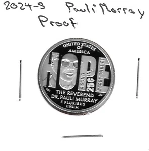 2024-S Clad Reverend Dr. Pauli Murray Proof - Picture 1 of 1