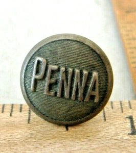 PLUMA~PEQUEÑO BOTÓN DE FERROCARRIL PENNSYLVANIA ~ SCOVILL MF'G CO.~ A - Imagen 1 de 5