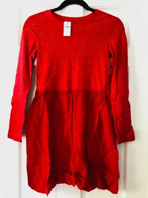 Nuevo con etiquetas Auténtico Vestido GAP KIDS Niña Manga Larga Brillante en Rojo Moderno Talla XL 12 Foto 1 de 4