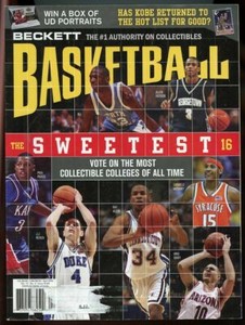 Beckett Basketball Magazine #189 April 2006 Sweetest 16 Collectible Colleges VG