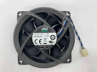 CoolerMaster FA08025M12LPD 12V 0.50A 804057-001 cooling fan 4pin 80*80*25mm - Image 1 of 4