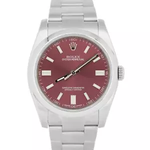 MINT Rolex Oyster Perpetual GRAPE Purple Stainless 3-6-9 Automatic 36mm 116000 - Picture 1 of 9
