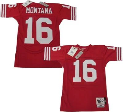 Nueva camiseta Mitchell & Ness 1989 Joe Montana #16 49ers tallas para hombre auténtica $300 Foto 1 de 4