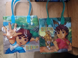 12 PCS DORA GO DIEGO GO PARTY FAVORS GIFT BAGS 2 DESIGN - Picture 1 of 1