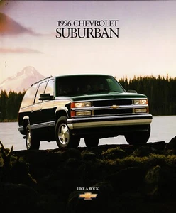 1996 Chevrolet Suburban Base LS LT 22-Page Deluxe Dealer Sales Brochure - Picture 1 of 1
