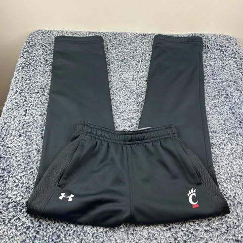 Under Armour Cincinnati Bearcats Sweatpants Mens Small Black Stretch NCAA Cover