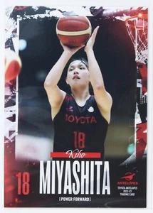 Kiho Miyashita Nº33 - TOYOTA Antílopes 2022-23 TARJETA COMERCIAL - Imagen 1 de 3