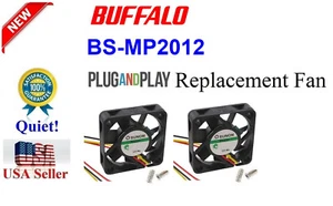 2x *leise* Plug-and-Play Ersatz Lüfter für BS-MP2012 Buffalo 12 Port Switch - Bild 1 von 7