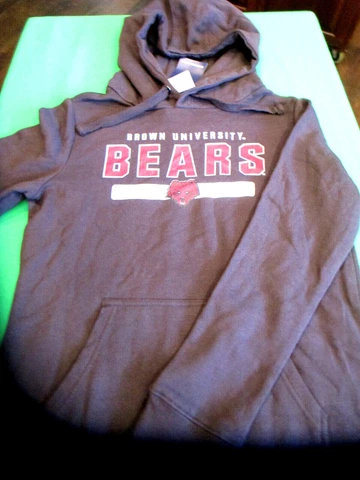 NWT FANATICS NCAA BROWN UNIVERSITY BEARS HOODIE HOODED SWEATSHIRT WOMENS SMALL Cover