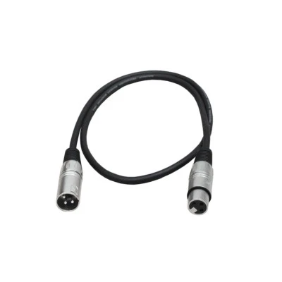 AUDIO 2000 3 ft. Audio2000's 3 Pin XLR Male to Female Microphone Cable ADC2037-P (Lot)