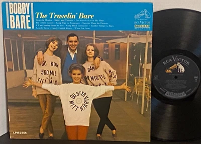 BOBBY BARE The Travelin' Bare 1964 RCA VICTOR Country MONO OG LP VG+/EX 3S/3S - Image 1 of 2