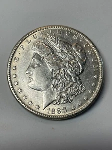 1888-S Morgan Silver Dollar - Solid AU details key from the San Francisco mint - Bild 1 von 3
