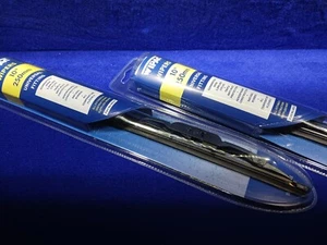 WIPAC 10" 250mm WIPER BLADES BLACK UNIVERSAL FITTING, ( TWO BLADES ) - Picture 1 of 13