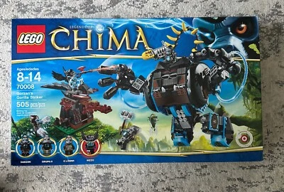 70008 GORZAN'S GORILLA STRIKER lego legos set NEW legends of chima GRUMLO GLOONA - Image 1 of 4