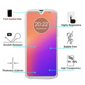 Screen Protector For Motorola Moto G7 Tempered Glass ShockProof LCD Guard 2.5D - Bild 1 von 6