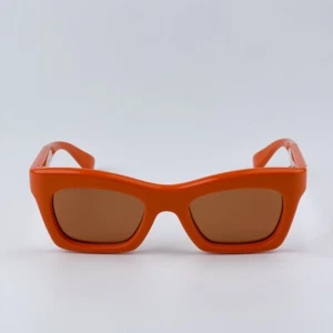 Gucci Men AUTHENTIC Sunglasses Orange Brown Cat Eye GG1773S 004 BRAND NEW - Bild 1 von 10