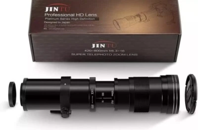 JINTU 420-800mm F/1.8 Telephoto Prime Fixed Full Frame Lens - SLR Cameras - Image 1 of 4