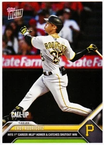 Endy Rodriguez Pirates Call-Up Hits 1st Career HR 2023 Topps NOW #603 SP RC - Picture 1 of 2