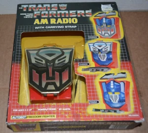 Transformers AM Radio In Box 1984 Autobot Nasta Hong Kong Power Tronic Robot - Foto 1 di 7