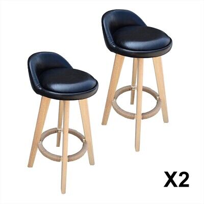 2 Pack Milano Decor Phoenix Barstool Black Chairs Kitchen Dining Chair Bar Stool • 223.99$