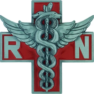 Nurse Thank You Medallion Antique Silver - Picture 1 of 2