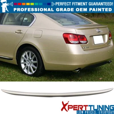 Fits 06-12 Lexus GS350 GS450 OE Style Painted Trunk Spoiler - Painted Color Foto 1 de 4