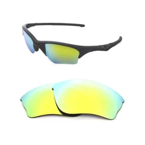 NEW POLARIZED CUSTOM 24k GOLD XLJ LENS FOR OAKLEY HALF JACKET SUNGLASSES - Picture 1 of 4