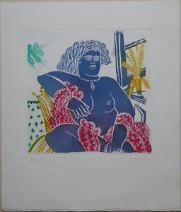 Alekos/Alecos Fassianos (Greece), Radierung, signiert, VII/XX - Bild 1 von 3