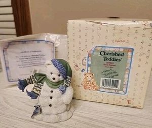 SANTA EXPRESS 1997 Cherished Teddies Snow Bear #269905 - Picture 1 of 6