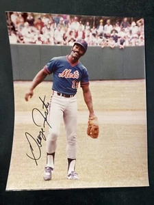 George Foster JSA COA Autograph 8x10 Photo MLB New York Mets - Picture 1 of 2