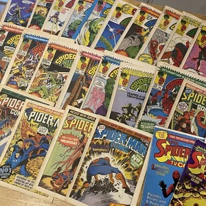 Spiderman Comic Bundle 1980’s X 23 - Spider-Man End Hulk, Spider-Man TV Comic .. - Picture 1 of 13